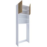 MID.YOU OMARICA ZA PRALNI STROJ bela, medeni hrast | Shoptok.si