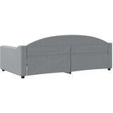  Dnevni ležaj svjetlosivi 100x190 cm tkanina | shoptok.hr