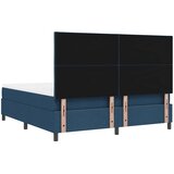  Krevet s opruga kutije s LED trakama Plava 180 x 200 cm tkanina | shoptok.hr