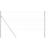 vidaXL Poljska ograja 1x50 m Galvanizirano jeklo | Shoptok.si