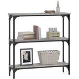  Konzolni stol siva boja hrasta 75x22,5x75 cm konstruirano drvo | shoptok.hr