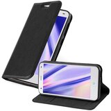 Cadorabo Ohišje, združljivo z ZTE Blade S6 v nočna črna - Zaščitni ovitek z magnetnim zapiranjem, stoječo funkcijo in režo za kartice, (20550640) | Shoptok.si