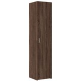 vidaXL Uski ormarić za pohranu smeđa boja hrasta 40x42,5x225 cm drveni | shoptok.hr