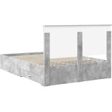  Krevetna konstrukcija s ladicama Betonski sivi 140 x 190 cm | shoptok.hr