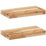 Plutajuće police 2 kom 60x20x4 cm Masivno drvo akacije s uljnim premazom | shoptok.hr