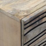vidaXL Noćni ormarići s ladicama Bijela i crna 50 x 33 x 60 cm | shoptok.hr