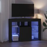  Kotna LED TV omarica Črna 101 x 40 x 68 cm Konstruiran les, (5000092182) | Shoptok.si