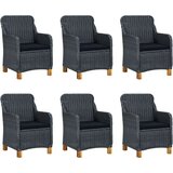  7-dijelni vrtni blagovaonski set tamnosivi | shoptok.hr