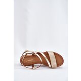 Maciejka Leather Women's Sandals with Flat Heel | Shoptok.si