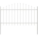  Vrtna Ograda 4 pcs Bijelo 170 x 140 cm Čelik s prahom premazan | shoptok.hr