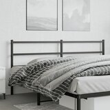 vidaXL Metalno uzglavlje crno 193 cm Cijene