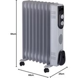 JATA R109 oljni radiator, 2000 W, 9 reber | Shoptok.si