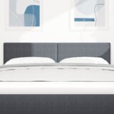 vidaXL led uzglavlje običan dizajn tamno sivo 72 cm kordurojna tkanina | shoptok.hr