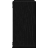  Zidne kockaste police 6 kom crni hrast 30x15x30 cm inženjersko drvo | shoptok.hr