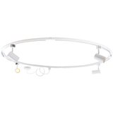 QAZQA Sodoben tirni sistem razsvetljave s 4 reflektorji belimi 1-faznimi okroglimi - Iconic Jeana | Shoptok.si