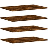  Zidne police 4 kom boja hrasta 60x40x1,5 cm konstruirano drvo | shoptok.hr