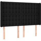 box spring s madracem LED crni 140x200 cm od tkanine | shoptok.hr