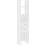 Maison Chic Knjižna omara - Knjižni regal bela 40x35x180 cm iverna plošča, (21725230) Cene