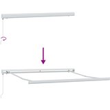  Povlačivi tende Svijetlo siva i bijela. 300 x 250 cm | shoptok.hr