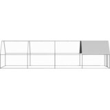 Vanjski kavez za kokoši 2 x 8 x 2 m od pocinčanog čelika | shoptok.hr