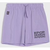 Sinsay Oversize dvodijelna pamučna pidžama – boxy majica i kratke hlače K-Pop Demon Hunters | shoptok.hr