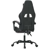 Vrtljiv gaming stol z oporo za noge črno in zeleno um. usnje, (20701465) | Shoptok.si
