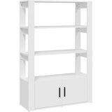  Komoda bijela 80 x 30 x 119,5 od konstruiranog drva | shoptok.hr