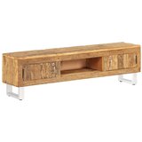 Maison Chic TV omarica - TV stojalo - Televizijska omarica iz trdnega predelanega odsluženega lesa 140x30x40 cm, (21700904) | Shoptok.si