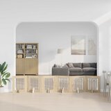  Vrata za pse s postoljem 6 pcs Hrast sonoma 60 x 60 cm | Eponuda.com