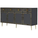 Hanah home Komoda Belly KB150 Anthracite Gold
