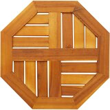 vidaXL Mizna plošča 40x40x2 cm osmerokotna trdna tikovina | Shoptok.si