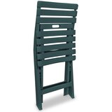  3-dijelni sklopivi bistro set plastični zeleni | shoptok.hr