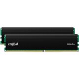 Crucial Pro OC 32GB Kit (2X16GB) DDR5-6400 UDIMM CL38 Black CP2K16G64C38U5B | Eponuda.com