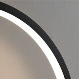 Toolight Zidni svijećnjak LED APP1395-CP BLACK 40cm | shoptok.hr