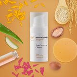 Paket masažer za oči proti staranju s fototerapijo in termoterapijo in krema za oči Rice Joyglow 15 ml InnovaGoods | Shoptok.si