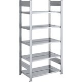 hofe Sestavljiv regal za dokumentacijo, pocinkan, višina regala 1750 mm, dvostransko, osnovni regal, ŠxG 750 x 600 mm | Shoptok.si