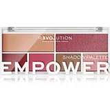Revolution Relove colour Play Shadow Palette paleta sjenila za oči 5,2 g nijansa Empower
