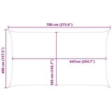  Sončno platno Oranžna in Rjava 7 x 4 m 100% poliester Oxford, (5000222434) | Shoptok.si