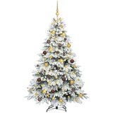  Umjetno božićno drvce s stalakom Bijelo 180 cm PE i PVC | shoptok.hr