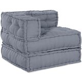 vidaXL Pouffe Set od 2 Siva Poliester 70 x 70 x 54 cm Jastučići Cijene