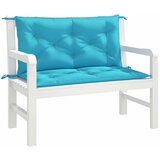  Jastuci za vrtnu klupu 2 kom tirkizni 100x50x7 cm od tkanine | shoptok.hr