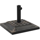 vidaXL Podstavek za senčnik kvadraten poliestrska smola 12 kg bronast, (20610677) Cene