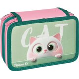 Pelikan pernica Happy Animals 3 zip s priborom - dezen 4 (mačka) Cijene