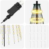  LED božićno drvce 235 cm 500 LED lampica Topla bijela Željezo | shoptok.hr