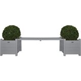 Esschert Design Siva vrtna klop iz masivnega lesa – | Shoptok.si