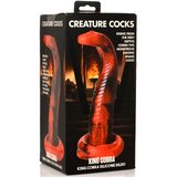 Creature Cocks King Cobra Silicone Dildo Red | Shoptok.si