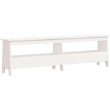  Klupa za hodnik bijela 160x28x45 cm od masivne borovine | shoptok.hr