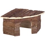 Nobby lesena hiška woodland patty, kotna - 32 x 13 x 21 cm Cene