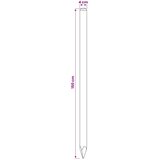  Ograde 15 kom. Zelena 150 cm Masivna borovina | Eponuda.ba