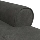  Ležaljka s jastukom Crna 91 x 157 x 91 cm Antikni PU | shoptok.hr